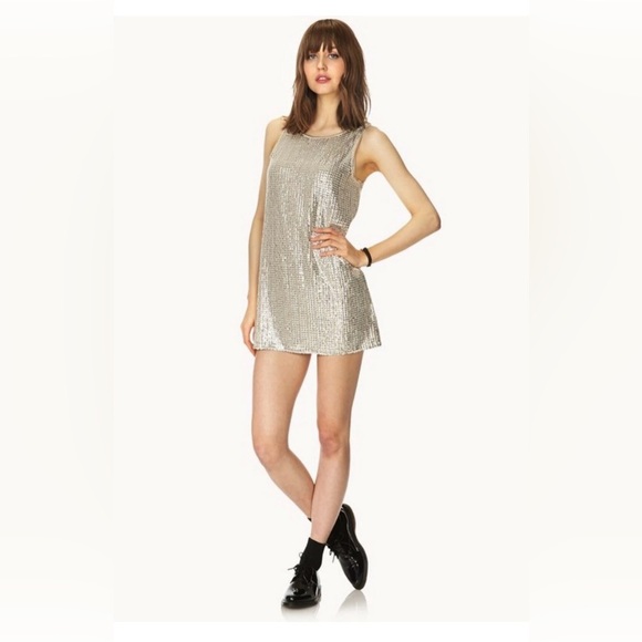 Forever 21 black Sequin Mini Dress - Picture 1 of 10